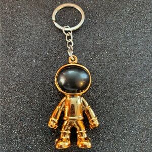 Gold and Black / silver and black Astronaut Key Holder